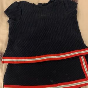 Janie and Jack: shirt (5T) + skirt/short (4T)